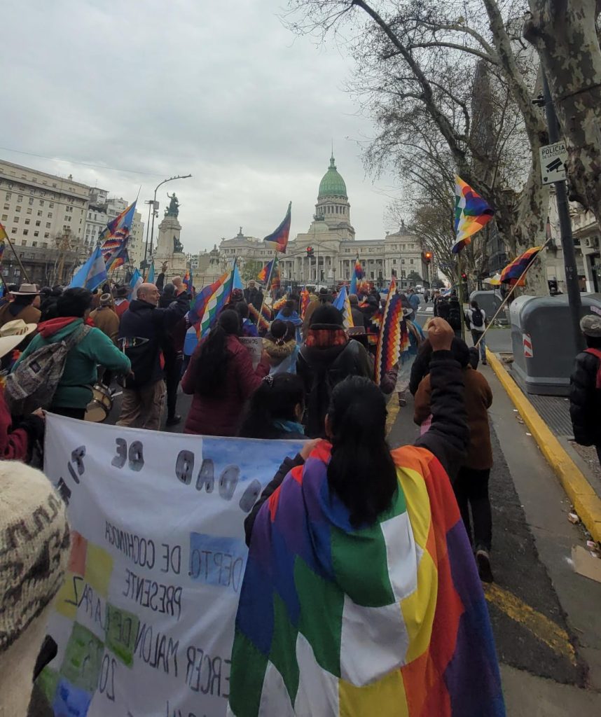 Todo el apoyo a la lucha del Tercer Malón de la Paz